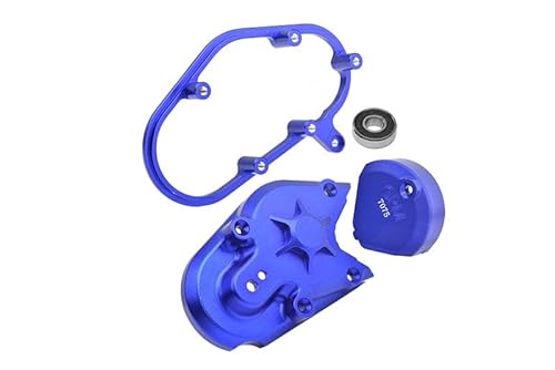 GPM Racing Aluminium 7075 Transmission Housing Set for LOSI 1:4 Promoto MX Motorcycle Dirt Bike RTR FXR LOS06000 LOS06002 Upgrades - Blue von GPM Racing