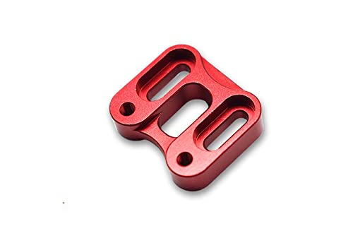 GPM Racing Aluminium Front Knuckle Servo Mount for Axial 1/6 SCX6 Jeep JLU Wrangler AXI05000-1Pc Set Red von GPM Racing