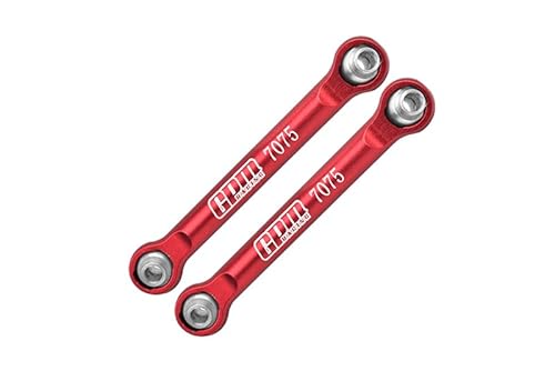 GPM Racing Aluminium Front Steering Links for Arrma 1/18 Granite GROM MEGA 380 Brushed 4X4 Monster Truck ARA2102 Upgrade Parts - Red GPM Racing Aluminium Front Steering Links for Arrma 1/18 Granite GROM MEGA 380 Brushed 4X4 Monster Truck ARA2102 Upgrade Parts - Red von GPM Racing