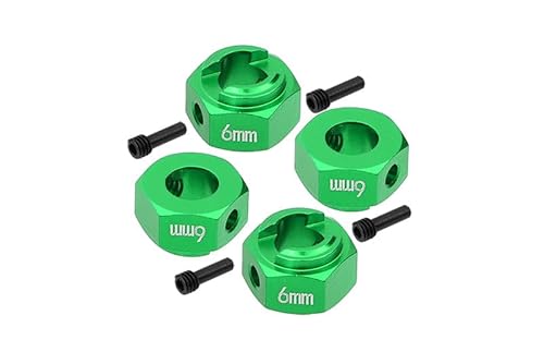 GPM Racing Axial 1/10 RBX10 Ryft 4WD Rock Bouncer Tuning Teile Aluminium Hex Adapters 6mm Thick - 8Pc Set Green GPM Racing Axial 1/10 RBX10 Ryft 4WD Rock Bouncer Tuning Teile Aluminium Hex Adapters 6mm Thick - 8Pc Set Green von GPM Racing
