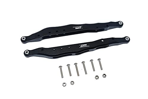 GPM Racing Axial 1/10 RBX10 Ryft 4WD Rock Bouncer Tuning Teile Aluminium Rear Lower Trailing Arms -12Pc Set Black von GPM Racing