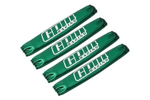 GPM Custom Design Shock Wraps – 4-teiliges Set für Traxxas 1/5 X-Maxx Arrma Kraton 8S für 1/5 4WD X-MAXX 8S Monster Truck von GPM Racing