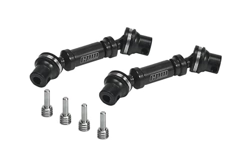 GPM Racing Medium Carbon Steel Front+Rear Center Driveshafts for Losi 1/18 Mini LMT 4X4 Brushed Monster Truck RTR-LOS01026 Upgrade Parts von GPM Racing