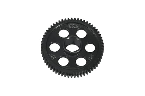 GPM Racing Medium Carbon Steel Spur Gear 0.5 Module 59 Tooth for Arrma 1/18 Granite GROM MEGA 380 Brushed 4X4 Monster Truck ARA2102 Upgrade Parts von GPM Racing