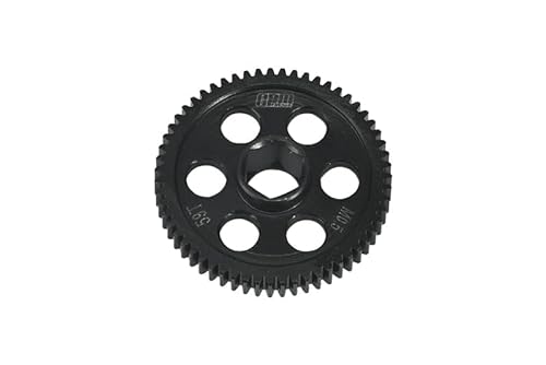 GPM Racing Medium Carbon Steel Spur Gear 0.5 Module 59 Tooth for Arrma 1/18 Granite GROM MEGA 380 Brushed 4X4 Monster Truck ARA2102 Upgrade Parts von GPM Racing