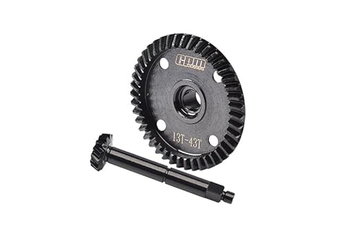 GPM Racing Medium Carbon Steel Transmission Gear Set 13T/43T for Losi 1:8 LMT 4WD Solid Axle Monster Truck/Mega Truck Brushless/LMT Grave Digger/Son-uva Digger/TLR Tuned LMT Kit Upgrades - Black GPM Racing Medium Carbon Steel Transmission Gear Set 13T/43T for Losi 1:8 LMT 4WD Solid Axle Monster Truck/Mega Truck Brushless/LMT Grave Digger/Son-uva Digger/TLR Tuned LMT Kit Upgrades - Black von GPM Racing