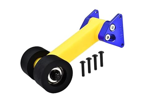 GPM Racing Special Material Rear Wing Mount with Wheelie Set for Arrma 1/10 Gorgon 4X2 Mega 550 Brushed Monster Truck-ARA3230 Upgrades - Blue von GPM Racing
