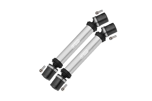 GPM Racing Steel + Aluminium Front+Rear Universal CVD Drive Shaft for Losi 1:8 LMT 4WD Solid Axle Monster Truck LOS04022 / LMT Grave Digger/Son-uva Digger LOS04021 Upgrades - 10Pc Set Silver GPM Racing Steel + Aluminium Front+Rear Universal CVD Drive Shaft for Losi 1:8 LMT 4WD Solid Axle Monster Truck LOS04022 / LMT Grave Digger/Son-uva Digger LOS04021 Upgrades - 10Pc Set Silver von GPM Racing
