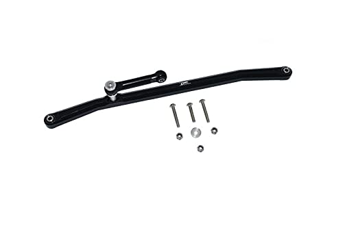 GPM for Losi 1/8 LMT 4WD Solid Axle Monster Truck Upgrade Parts Aluminium Front Steering Tie Rods - 8Pc Set Black von GPM Racing