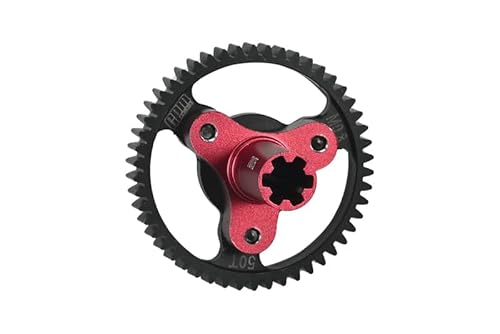 Medium Carbon Steel 50T Spur Gear 0.8 Module/32 Pitch For Arrma 1:8 VENDETTA 3S / INFRACTION V3 / TYPHON 3S / 1:10 KRATON 4S / SENTON 3S / VORTEKS 3S / OUTCAST 4S / BIG ROCK V3 / GRANITE 3S - Red Medium Carbon Steel 50T Spur Gear 0.8 Module/32 Pitch For Arrma 1:8 VENDETTA 3S / INFRACTION V3 / TYPHON 3S / 1:10 KRATON 4S / SENTON 3S / VORTEKS 3S / OUTCAST 4S / BIG ROCK V3 / GRANITE 3S - Red von GPM Racing