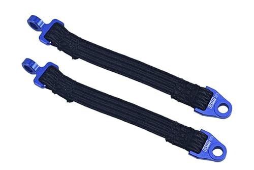 Rear Suspension Travel Limit Straps 108mm for Traxxas 1:7 Unlimited Desert Racer UDR Pro-Scale 4X4 85086-4 85076-4 Upgrade Parts - Blue von GPM Racing