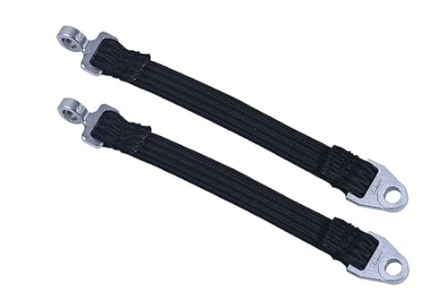 Rear Suspension Travel Limit Straps 108mm for Traxxas 1:7 Unlimited Desert Racer UDR Pro-Scale 4X4 85086-4 85076-4 Upgrade Parts - Silver von GPM Racing