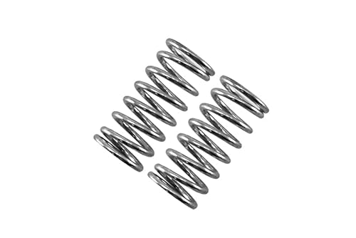 Spare Springs 2.6mm (Coil Length) for Original Shocks & GPM Optional Shocks Item#ER2085F/R for Traxxas E-Revo VXL 2.0 / E-Revo Brushless/Revo - 2Pc Set - Silver von GPM Racing
