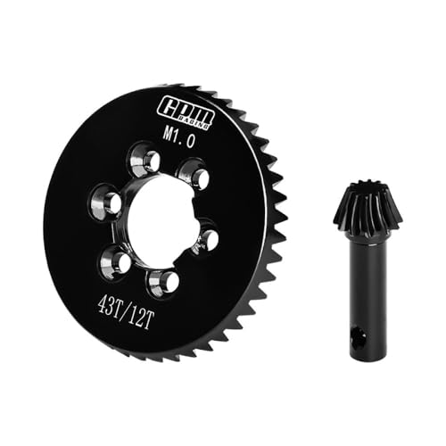 20Cr Steel Spiral-Cut Ring & Pinion Gear Set 43T/12T/1.0 Mod for Axial 1:6 SCX6 Jeep JLU Wrangler / SCX6 Trail Honcho 4X4 Rock Crawler Upgrades 20Cr Steel Spiral-Cut Ring & Pinion Gear Set 43T/12T/1.0 Mod for Axial 1:6 SCX6 Jeep JLU Wrangler / SCX6 Trail Honcho 4X4 Rock Crawler Upgrades von GPM