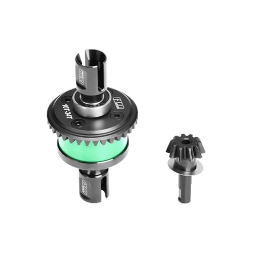 20CrMnTi Steel + 7075 Alloy Front Or Rear Complete Differential for Arrma 1:8 KRATON 6S V6 / Notorious V6 / Outcast/Talion / 1:7 Mojave EXB/FIRETEAM/Big Rock 6S Upgrade Parts - Green von GPM