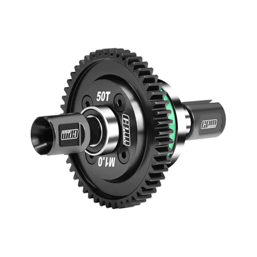 20CrMnTi Steel Main Gear 50T 1.0 + Aluminium 7075 Alloy Center Complete Differential for Arrma 1:8 KRATON 6S / Outcast/Talion/Notorious / 1:7 Mojave 6S / FIRETEAM/Big Rock - Green von GPM