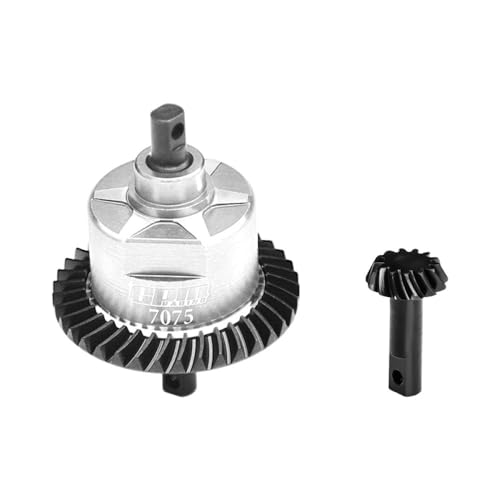 4140 Carbon Steel + 7075 Alloy Front Complete Differential for Traxxas 1:10 Slash 4X4 / Rustler VXL/Slash Low-CG/Hoss 3S / 1:8 Jato 4X4 VXL / 1:7 XO-01 Upgrade Parts - Silver von GPM