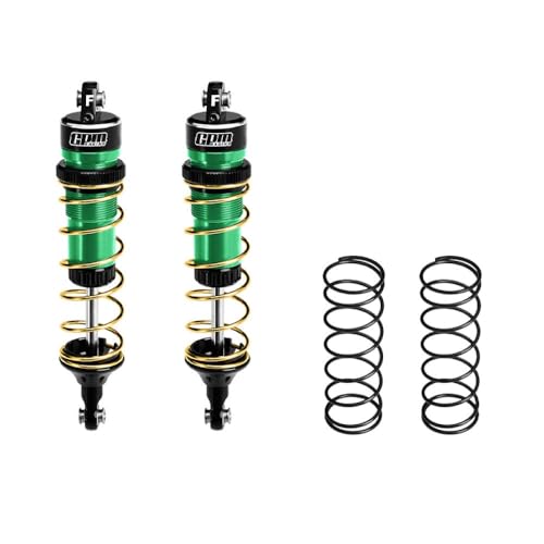 Aluminium 6061-T6 Alloy Front Adjustable Spring Shock 104mm for Traxxas 1:8 JATO 4X4 VXL Brushless-90386-4 / JATO 4X4 Brushless-90154-4 RC Buggy Upgrades - Green Aluminium 6061-T6 Alloy Front Adjustable Spring Shock 104mm for Traxxas 1:8 JATO 4X4 VXL Brushless-90386-4 / JATO 4X4 Brushless-90154-4 RC Buggy Upgrades - Green von GPM