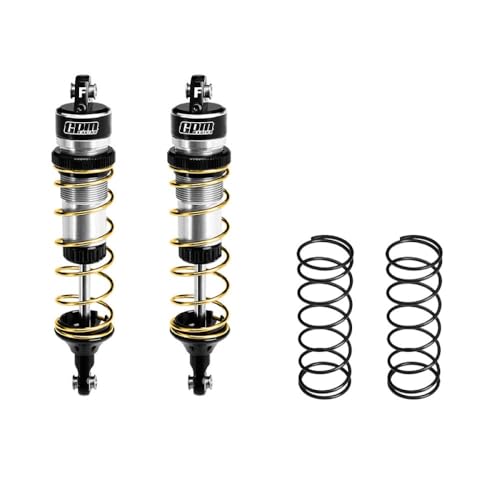 Aluminium 6061-T6 Alloy Front Adjustable Spring Shock 104mm for Traxxas 1:8 JATO 4X4 VXL Brushless-90386-4 / JATO 4X4 Brushless-90154-4 RC Buggy Upgrades - Silver Aluminium 6061-T6 Alloy Front Adjustable Spring Shock 104mm for Traxxas 1:8 JATO 4X4 VXL Brushless-90386-4 / JATO 4X4 Brushless-90154-4 RC Buggy Upgrades - Silver von GPM