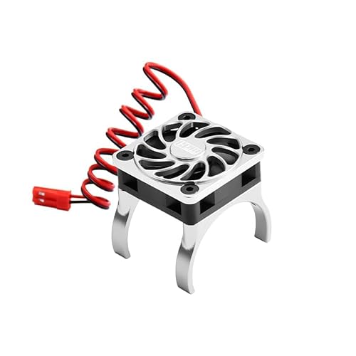 Aluminium 6061-T6 Alloy High Speed Cooling Fan 18000 RPM Compatible with 36mm Motor for Traxxas 1:16 Mini Maxx/Mini Slash/XRT VXL 3S / 1:8 Jato 2S 4S Upgrade Parts - Silver Aluminium 6061-T6 Alloy High Speed Cooling Fan 18000 RPM Compatible with 36mm Motor for Traxxas 1:16 Mini Maxx/Mini Slash/XRT VXL 3S / 1:8 Jato 2S 4S Upgrade Parts - Silver von GPM