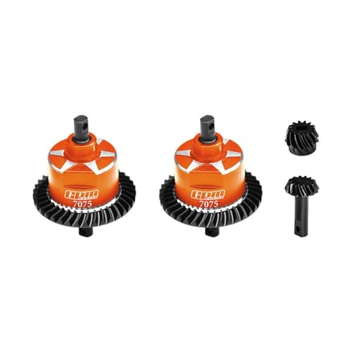 Aluminium 7075 Alloy + 4140 Carbon Steel Front & Rear Complete Differential for Traxxas 1:10 Slash 4X4 / Rustler VXL/Hoss VXL 3S / Ford F-150 / Stampede/Jato 4X4 2S 4S / 1:7 XO-01 - Orange Aluminium 7075 Alloy + 4140 Carbon Steel Front & Rear Complete Differential for Traxxas 1:10 Slash 4X4 / Rustler VXL/Hoss VXL 3S / Ford F-150 / Stampede/Jato 4X4 2S 4S / 1:7 XO-01 - Orange von GPM