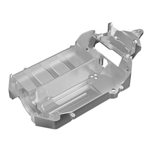 Aluminium 7075 Alloy Chassis Compatible with #10728 and #10728X for Traxxas 1/16 Mini Maxx 4WD RTR Brushless Monster Truck 107154-1 Upgrades - Silver von GPM
