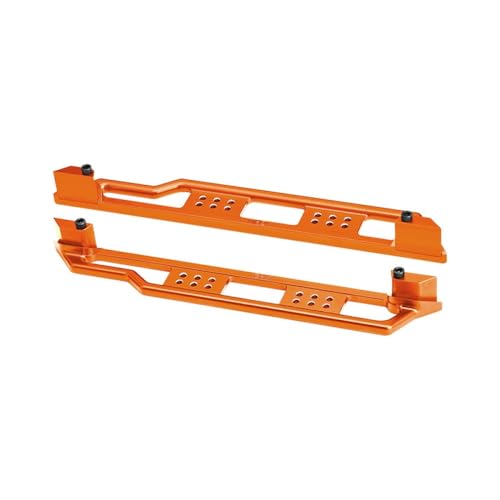 Aluminium 7075 Alloy Chassis Nerf Bars for TRAXXAS 1:6 Funco Pro Scale Sand Car 8S / 1:5 XRT 8S / X Maxx Monster Truck Upgrades - Orange von GPM