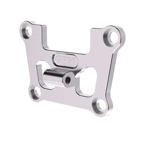 Aluminium 7075 Alloy Front Bulkhead Mount Strengthen for Traxxas 1/16 Mini Maxx 4WD RTR Brushless Monster Truck 107154-1 Upgrades - Silver von GPM