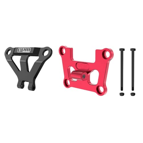 Aluminium 7075 Alloy Front Bulkhead Mount Strengthen & Front Bumper Support Mount for Traxxas 1/16 Mini Maxx 4WD RTR Brushless Monster Truck 107154-1 Upgrades - Red von GPM