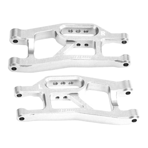 Aluminium 7075 Alloy Front Lower Suspension Arms for Traxxas 1/16 Mini Maxx 4WD RTR Brushless Monster Truck 107154-1 Upgrades - Silver Aluminium 7075 Alloy Front Lower Suspension Arms for Traxxas 1/16 Mini Maxx 4WD RTR Brushless Monster Truck 107154-1 Upgrades - Silver von GPM