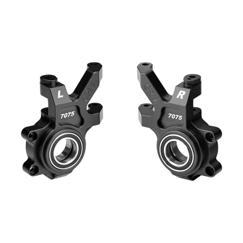 Aluminium 7075 Alloy Front Oversized Steering Blocks for Traxxas 1/6 Funco Pro Scale 2WD Sand Car 8S-109076-4 Upgrades - Black von GPM