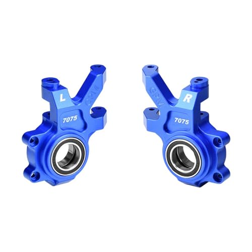 Aluminium 7075 Alloy Front Oversized Steering Blocks for Traxxas 1/6 Funco Pro Scale 2WD Sand Car 8S-109076-4 Upgrades - Blue von GPM