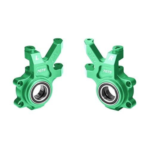 Aluminium 7075 Alloy Front Oversized Steering Blocks for Traxxas 1/6 Funco Pro Scale 2WD Sand Car 8S-109076-4 Upgrades - Green von GPM