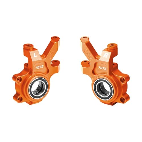 Aluminium 7075 Alloy Front Oversized Steering Blocks for Traxxas 1/6 Funco Pro Scale 2WD Sand Car 8S-109076-4 Upgrades - Orange Aluminium 7075 Alloy Front Oversized Steering Blocks for Traxxas 1/6 Funco Pro Scale 2WD Sand Car 8S-109076-4 Upgrades - Orange von GPM