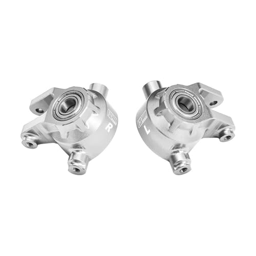 Aluminium 7075 Alloy Front Steering Blocks with Oversize Bearing for Traxxas 1:8 JATO 4X4 VXL / 1:10 Bigfoot/Ford F-150 Raptor/RUSTLER/Slash/Stampede/Ford Fiesta ST Rally - Silver Aluminium 7075 Alloy Front Steering Blocks with Oversize Bearing for Traxxas 1:8 JATO 4X4 VXL / 1:10 Bigfoot/Ford F-150 Raptor/RUSTLER/Slash/Stampede/Ford Fiesta ST Rally - Silver von GPM