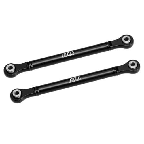 Aluminium 7075 Alloy Front Steering Toe Links 98mm for Traxxas 1:8 JATO 4X4 VXL BRUSHLESS-90386-4 / JATO 4X4 BRUSHLESS-90154-4 RC Buggy Upgrades - Black von GPM
