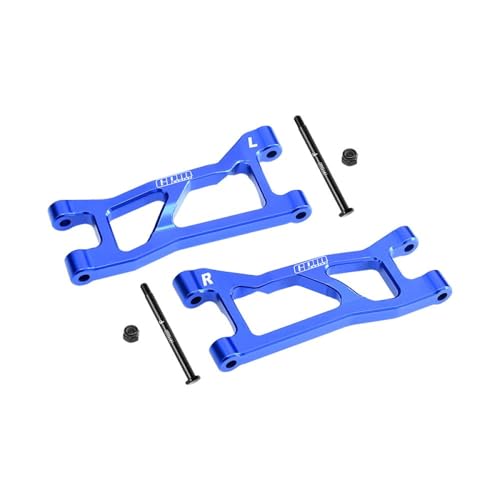 Aluminium 7075 Alloy Front Upper Suspension Arms for Traxxas 1/16 Mini XRT VXL-3S 108076-1 Monster Truck Upgrades - Blue von GPM