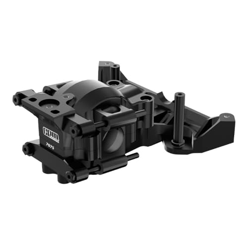 Aluminium 7075 Alloy Front Upper and Lower Bulkhead for Traxxas 1/16 Mini Maxx 4WD RTR Brushless Monster Truck 107154-1 Upgrades - Black von GPM