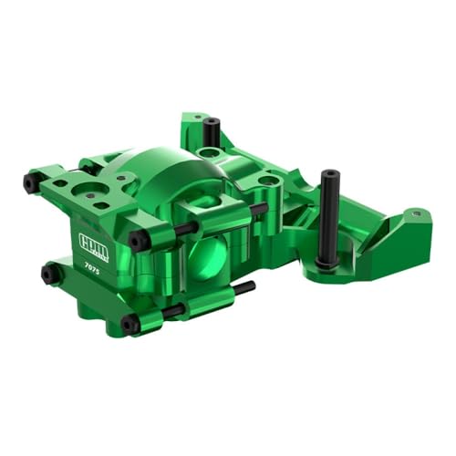 Aluminium 7075 Alloy Front Upper and Lower Bulkhead for Traxxas 1/16 Mini Maxx 4WD RTR Brushless Monster Truck 107154-1 Upgrades - Green von GPM