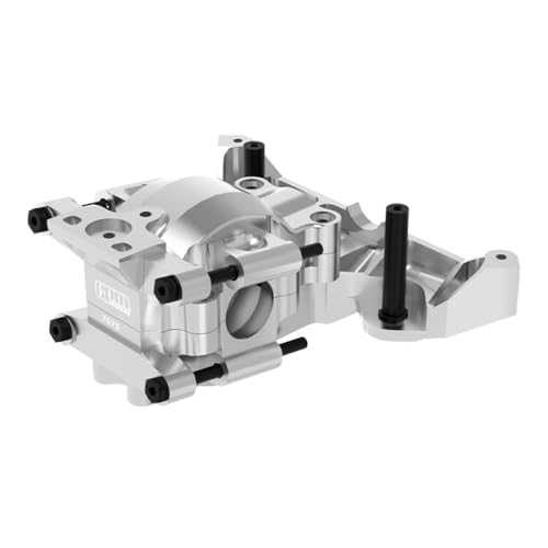 Aluminium 7075 Alloy Front Upper and Lower Bulkhead for Traxxas 1/16 Mini Maxx 4WD RTR Brushless Monster Truck 107154-1 Upgrades - Silver von GPM