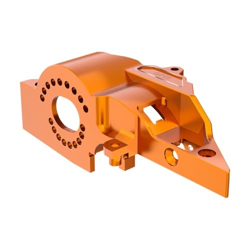 Aluminium 7075 Alloy Integrated Motor Base (Original) for Traxxas 1/16 Mini Maxx 4WD RTR Brushless Monster Truck 107154-1 Upgrades - Orange von GPM