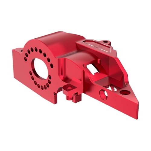 Aluminium 7075 Alloy Integrated Motor Base (Original) for Traxxas 1/16 Mini Maxx 4WD RTR Brushless Monster Truck 107154-1 Upgrades - Red von GPM