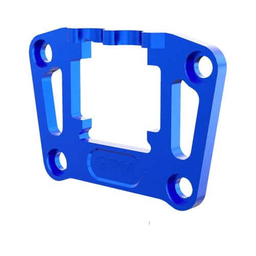 Aluminium 7075 Alloy Rear Bulkhead Mount Strengthen for Traxxas 1/16 Mini Maxx 4WD RTR Brushless Monster Truck 107154-1 Upgrades - Blue von GPM
