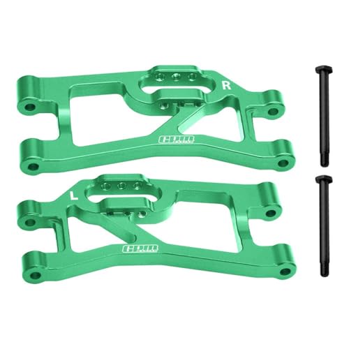 Aluminium 7075 Alloy Rear Lower Suspension Arms for Traxxas 1/16 Mini Maxx 4WD RTR Brushless Monster Truck 107154-1 Upgrades - Green von GPM