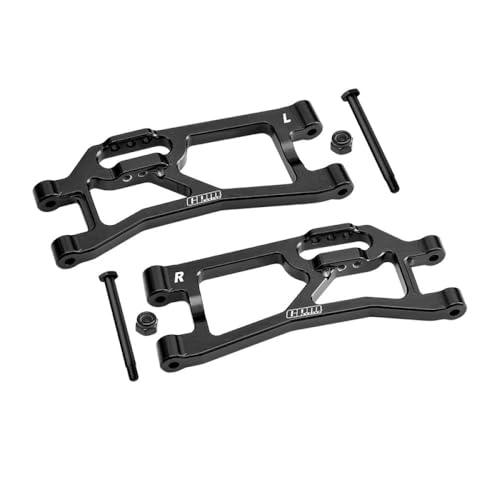 Aluminium 7075 Alloy Rear Lower Suspension Arms for Traxxas 1/16 Mini XRT VXL-3S 108076-1 Monster Truck Upgrades - Black Aluminium 7075 Alloy Rear Lower Suspension Arms for Traxxas 1/16 Mini XRT VXL-3S 108076-1 Monster Truck Upgrades - Black von GPM