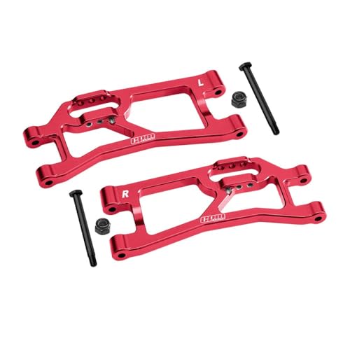 Aluminium 7075 Alloy Rear Lower Suspension Arms for Traxxas 1/16 Mini XRT VXL-3S 108076-1 Monster Truck Upgrades - Red Aluminium 7075 Alloy Rear Lower Suspension Arms for Traxxas 1/16 Mini XRT VXL-3S 108076-1 Monster Truck Upgrades - Red von GPM