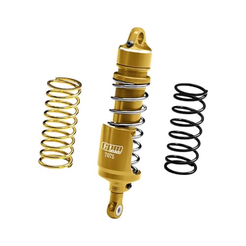 Aluminium 7075 Alloy Rear Shock Absorbers for LOSI 1:4 Promoto-MX Motorcycle Dirt Bike RTR FXR LOS06000 LOS06002 / Promoto-SM FXR Supermoto Motorcycle RTR LOS2272 LOS2310 Upgrades - Gold von GPM