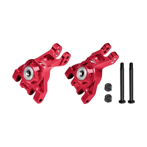 Aluminium 7075 Alloy Rear Stub Axle Carriers with Oversize Bearing for Traxxas 1:8 JATO 4X4 VXL / 1:10 Bigfoot/Ford F-150 Raptor/RUSTLER/Slash/Stampede/Ford Fiesta ST Rally - Red Aluminium 7075 Alloy Rear Stub Axle Carriers with Oversize Bearing for Traxxas 1:8 JATO 4X4 VXL / 1:10 Bigfoot/Ford F-150 Raptor/RUSTLER/Slash/Stampede/Ford Fiesta ST Rally - Red von GPM