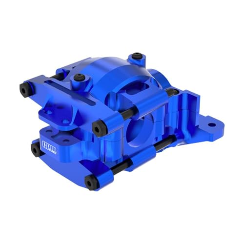 Aluminium 7075 Alloy Rear Upper and Lower Bulkhead for Traxxas 1/16 Mini Maxx 4WD RTR Brushless Monster Truck 107154-1 Upgrades - Blue von GPM