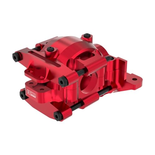 Aluminium 7075 Alloy Rear Upper and Lower Bulkhead for Traxxas 1/16 Mini Maxx 4WD RTR Brushless Monster Truck 107154-1 Upgrades - Red von GPM